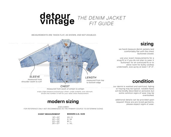 Vintage Levi's Denim Jacket S - Etsy
