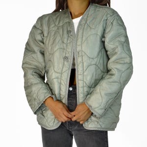 Vintage Quilted Liner Jacket, Size Small