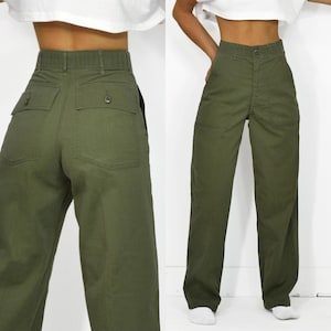Vintage OG-507 Military Fatigue Trousers, VARIED SIZES