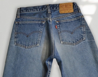 80s Levi's 501 Black Denim, 501-0656 Made in USA] [1980s-] Vintage