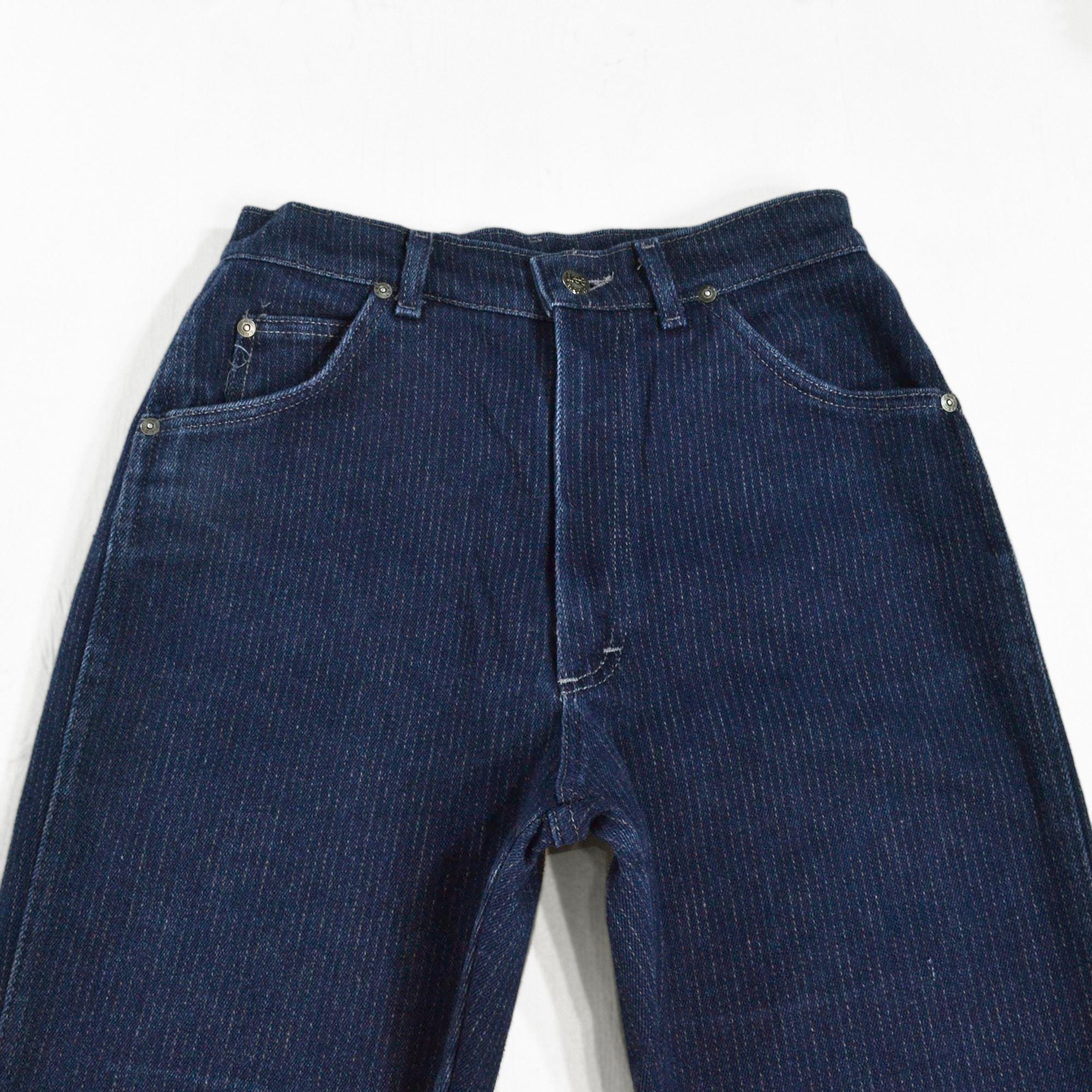 Pinstriped Lee Jeans - Etsy