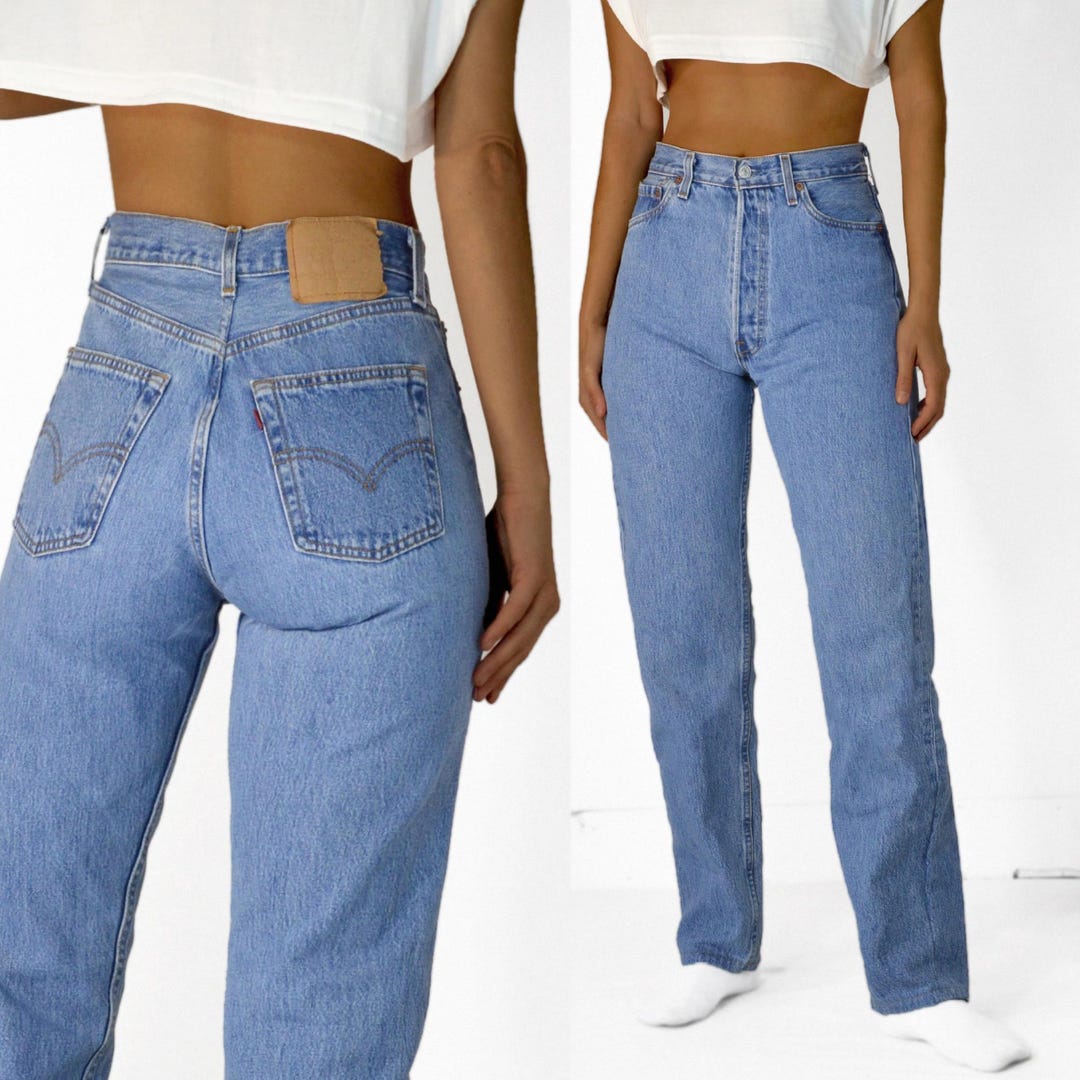 Levi's 501 Vintage Denim Jeans, 26.5” - Etsy