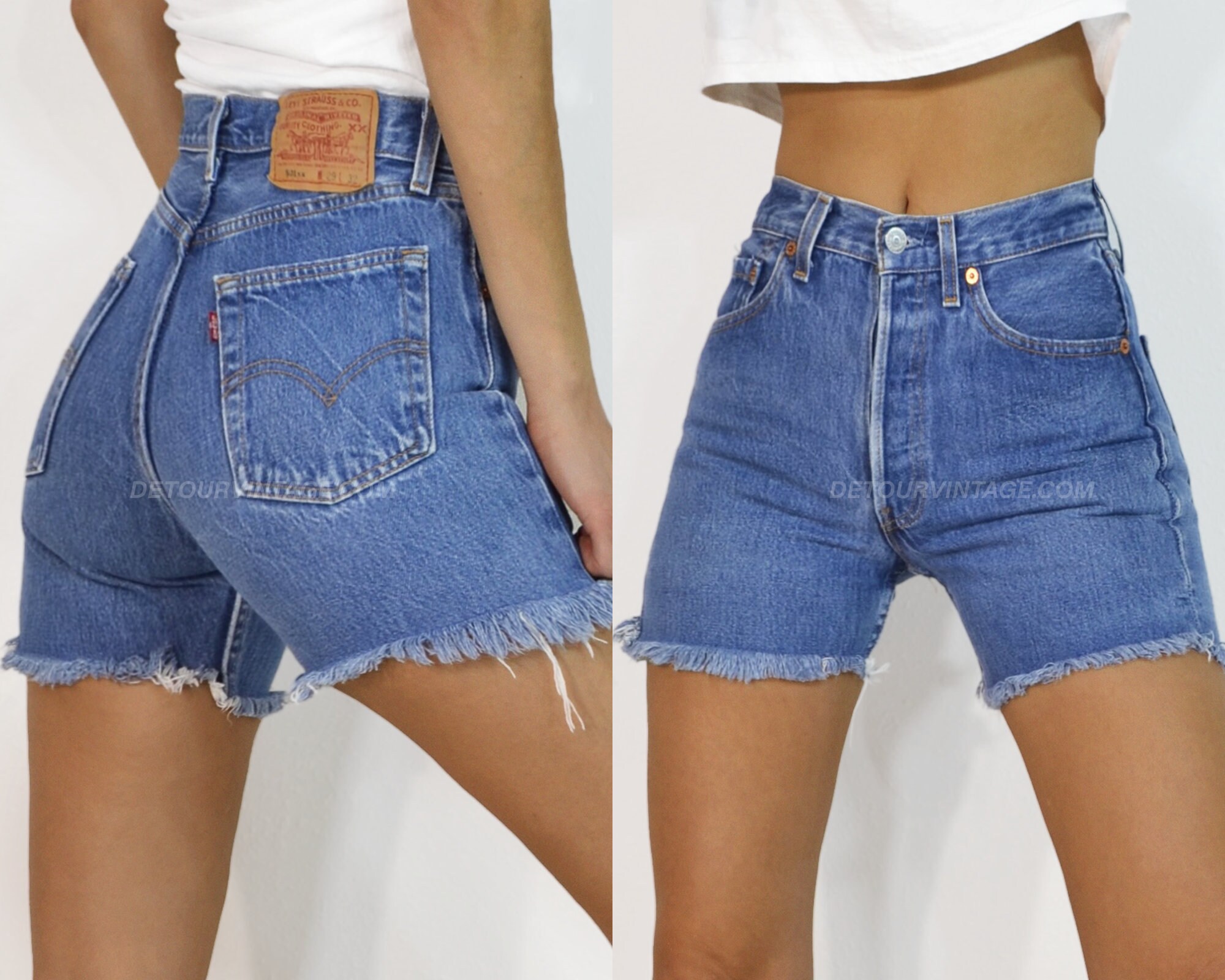 Levis 501 Shorts - Etsy