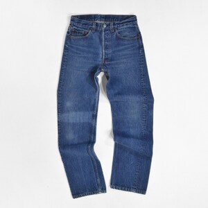 VTG Levi&#39;s 501, 28&quot; Waist (W30 Tag), Dark Wash Jeans USA Made