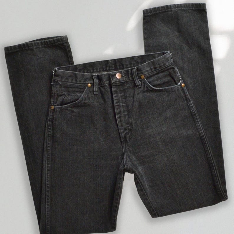 Size 27/28 Vintage Wrangler Jeans, 1980s Made in USA image 3
