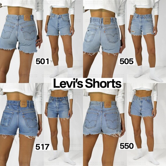 Vintage Levi’s 501 shorts Vintage 1991 Levi's 501XX DIY Blue Denim Cutoff Jean Shorts