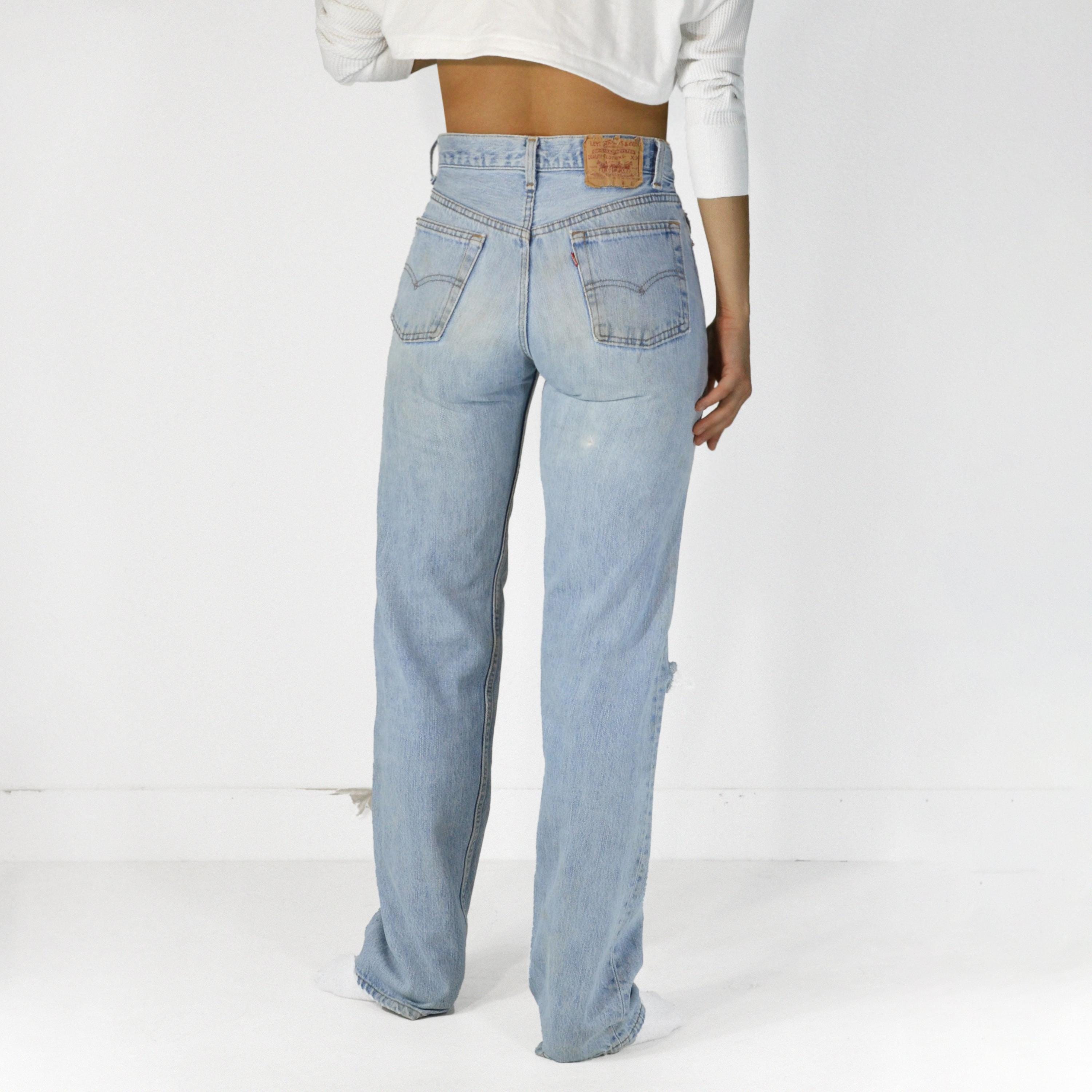 Made in USA Levi's 501 W28 L30 1998 Vintage White Levis 501