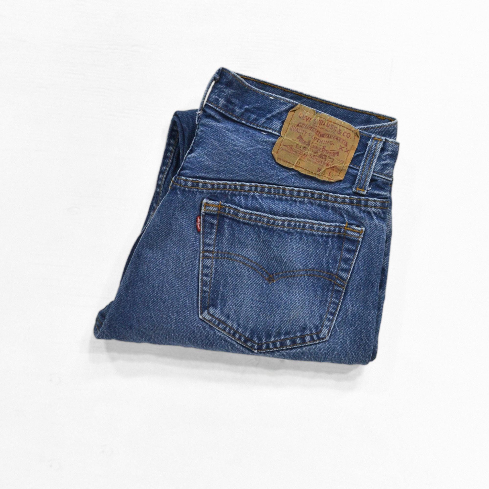 MADE IN USA LEVIS505XX 濃紺 W35/L34 Levis 501 w35 l34 - Etsy Polska