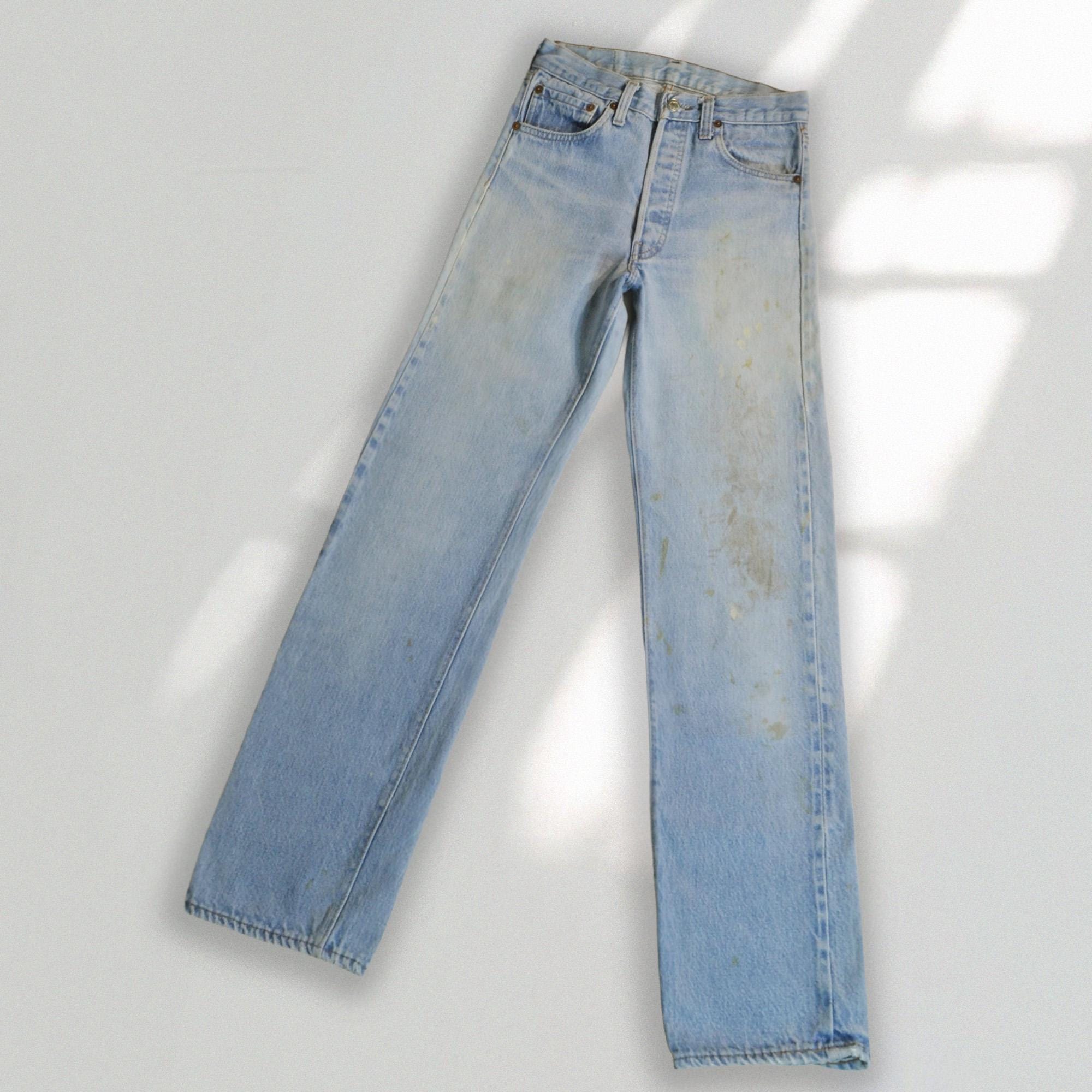 Size 23/24 Vintage Levi's 501 Selvedge Redline Jeans, 1970s 1980s