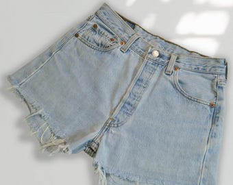 Size 27 Vintage Levi's 501 Shorts, 1990s Made in USA