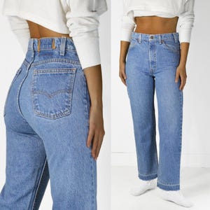Vintage Levi&#39;s 505 Jeans W33 Tag, 32 Waist, 1990s Made in USA, 100% Cotton Denim, Zipper Fly