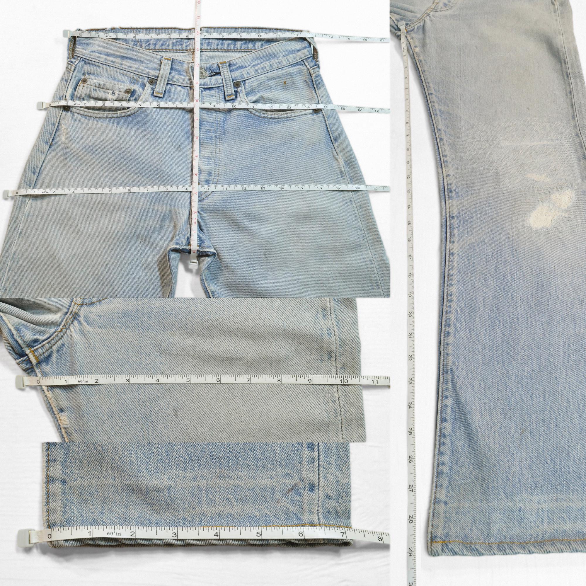 Size 24/25 Vintage Levi's 501 Selvedge Redline Jeans, 1980s Made