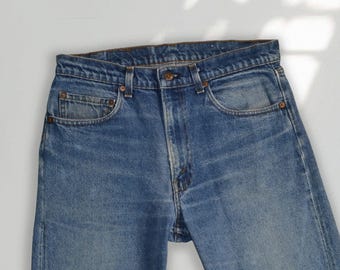 Levi’s 505 Jeans Größe 28/29, Vintage 1980s Made in USA, W33 Tag