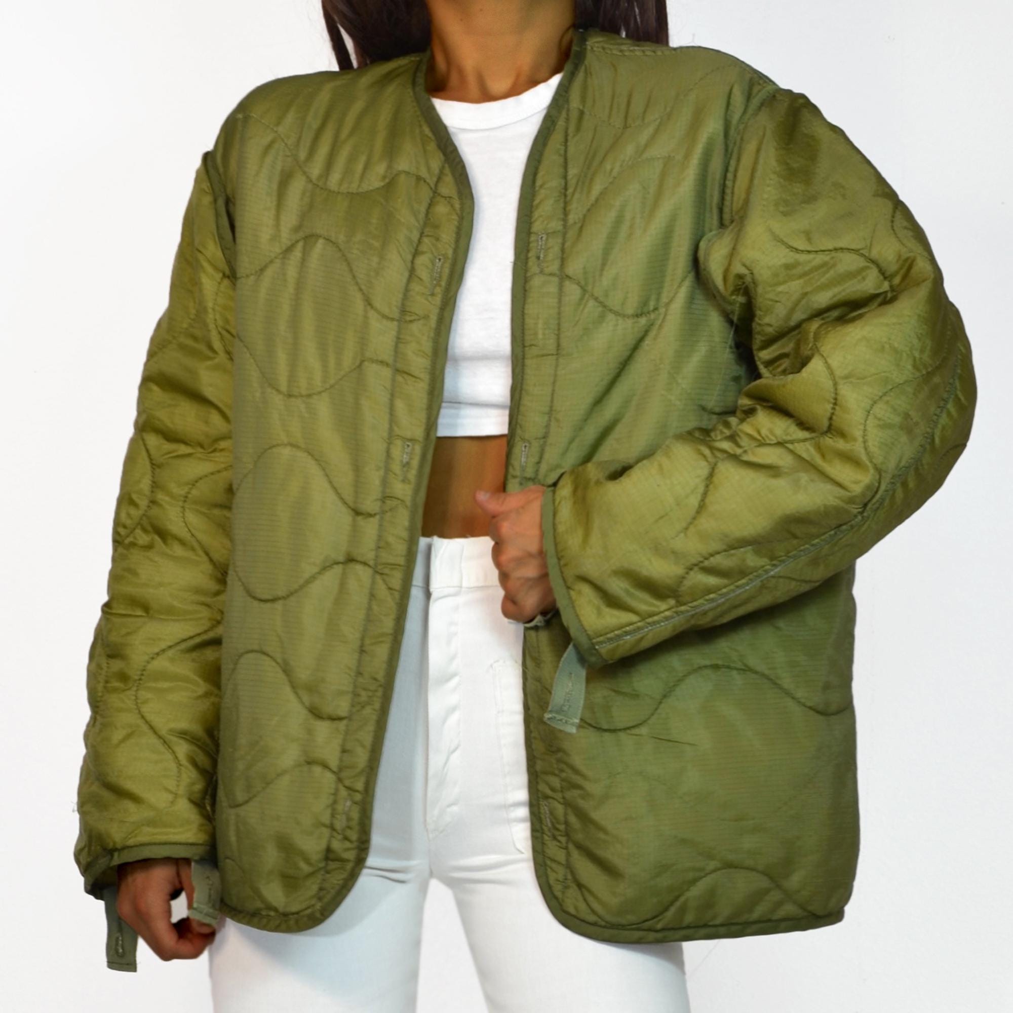 Vintage Quilted Liner Jacket, M - Etsy Vintage Quilted Liner Jacket, M - Etsy