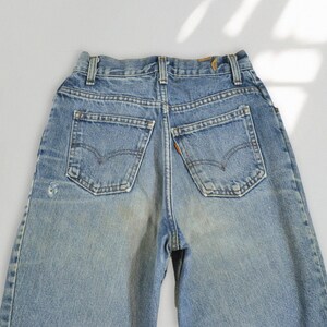 XS/Size 24 Vintage Levi's Jeans 1970s Made in USA image 2