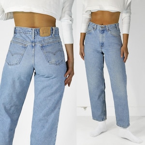 Vintage Levi&#39;s 550 Jeans 29&quot; Waist | Tag W32 | Tapered Leg 100% Cotton Denim | 1990s