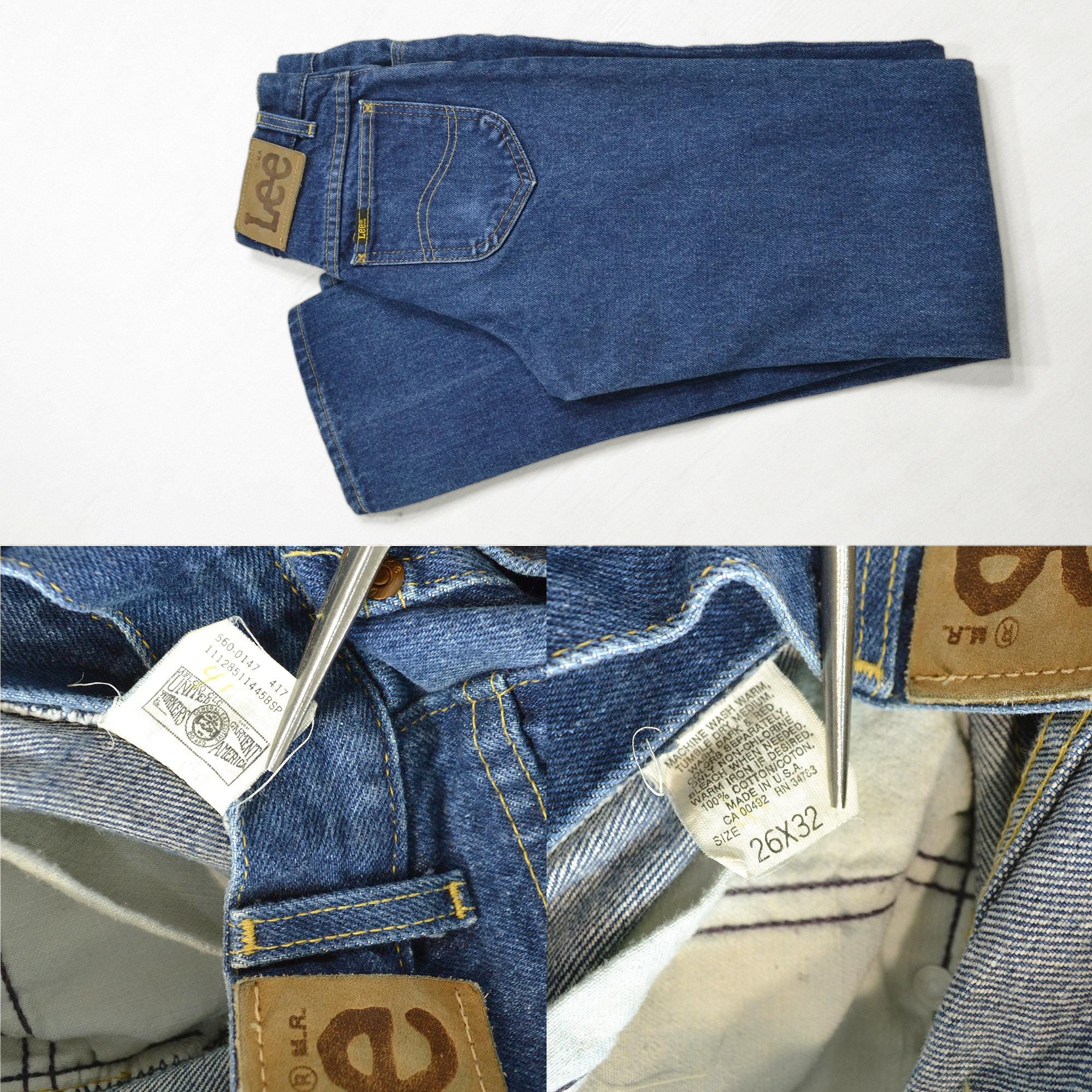 Vintage Lee Riders Jeans, 24” Waist (tag W26) - Etsy