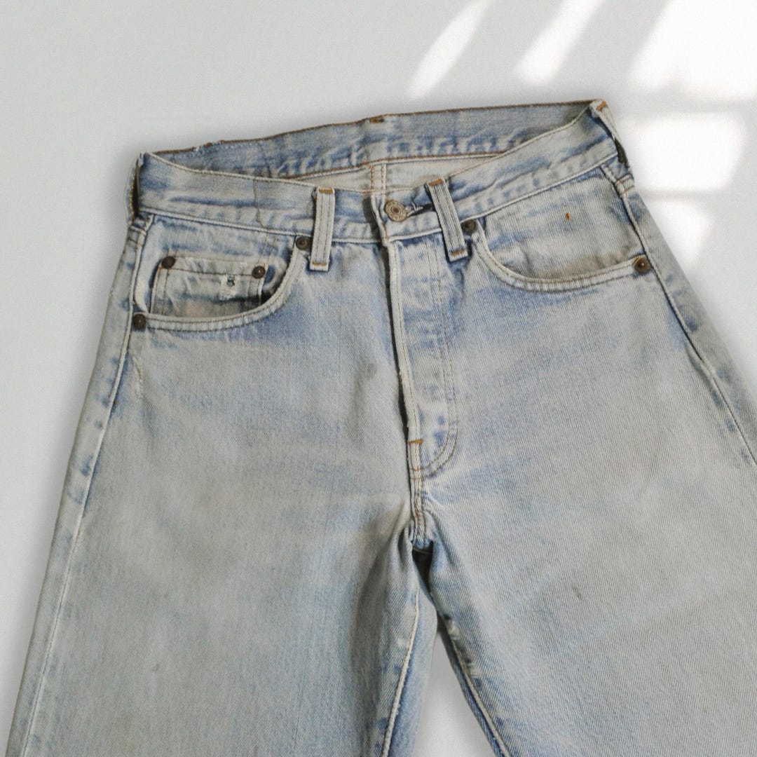 Size 24/25 Vintage Levi's 501 Selvedge Redline Jeans, 1980s Made