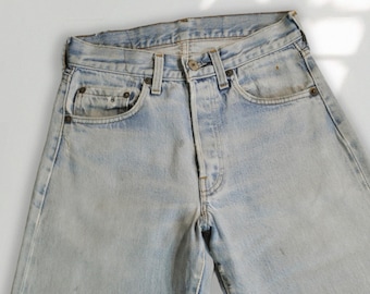 Size 24/25 Vintage Levi's 501 Selvedge Redline Jeans, 1980s Made