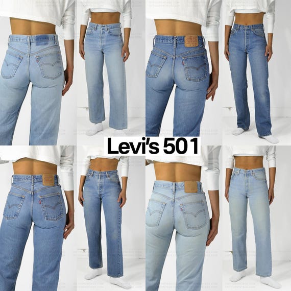 Levi’s 00s 501 made in USA W32 L32 Vintage Levi's 501 Jeans, 29” Waist (W32 Tag), 2000s Made in