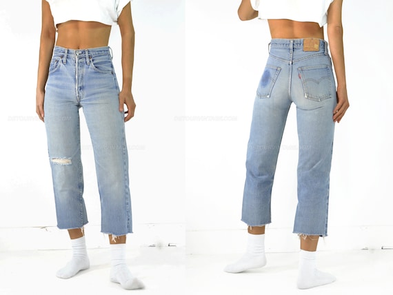 Vintage Levi's 501 Selvedge Redline Jeans, 26.5" - image 2