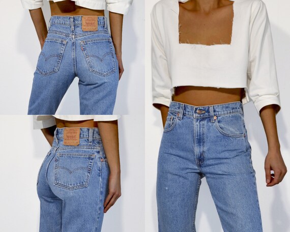 levis 512 high waisted jeans