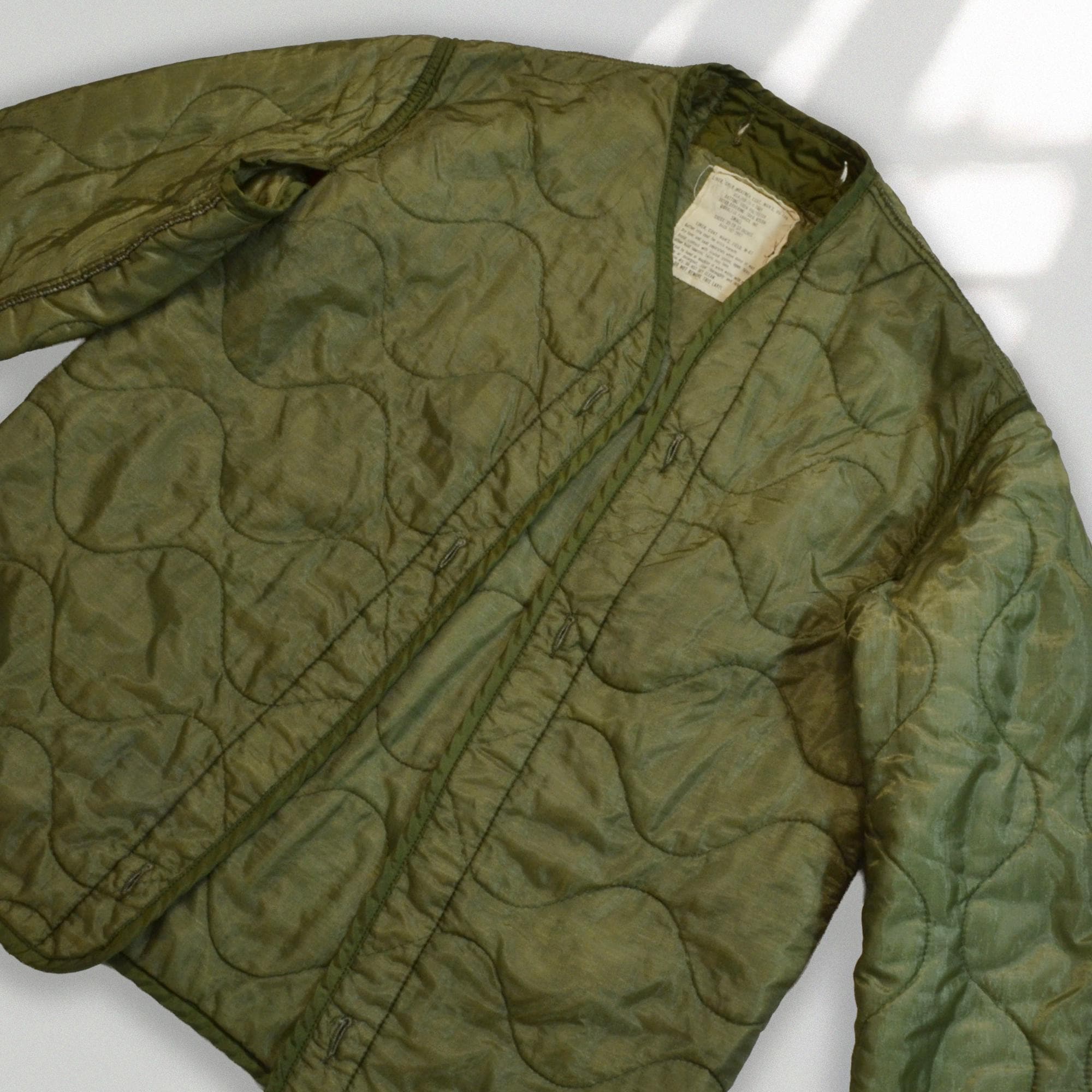 80s Military Liner Jacket - Etsy
