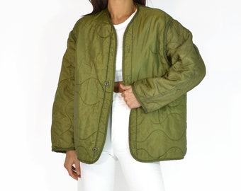 Vintage Quilted Liner Jacket, S