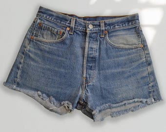 Levi’s 501 Shorts Size 29, Vintage 1990s Made in USA, W32 Tag