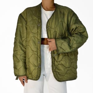 Vintage Quilted Liner Jacket, Size M