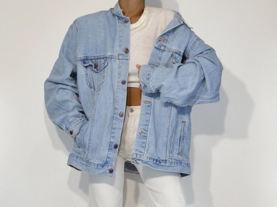 Vintage Levi's Denim Jacket XL - Etsy 