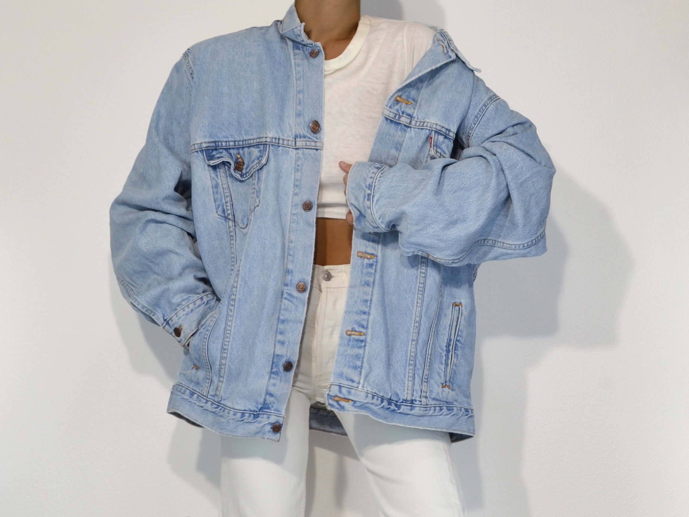 Vintage Levi's Denim Jacket XL - Etsy 