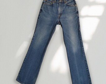 Levi’s 517 Jeans Size 29/30, Vintage Made in USA Faded Flares, W35 Tag