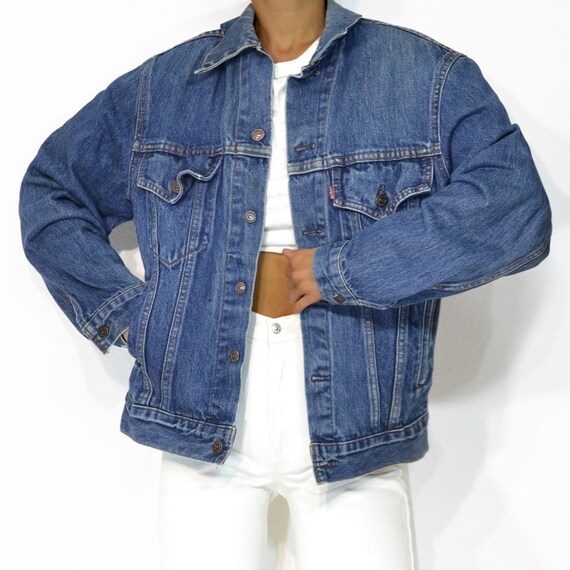Vintage Levi's Denim Trucker Jacket Size Small | 1980s Made in USA