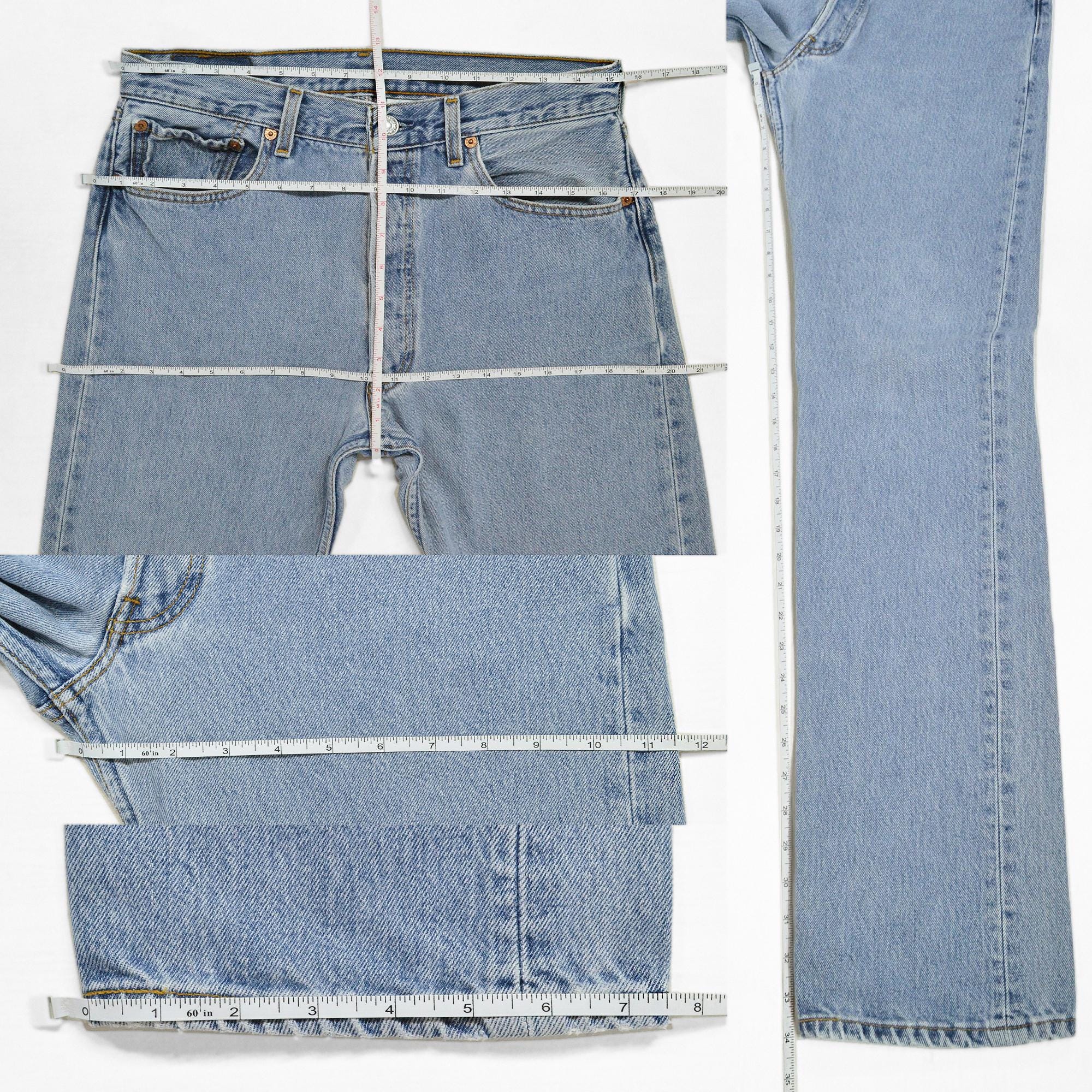 Vintage Levi's 501 Jeans 30 Waist, W33 Tag, 100% Cotton