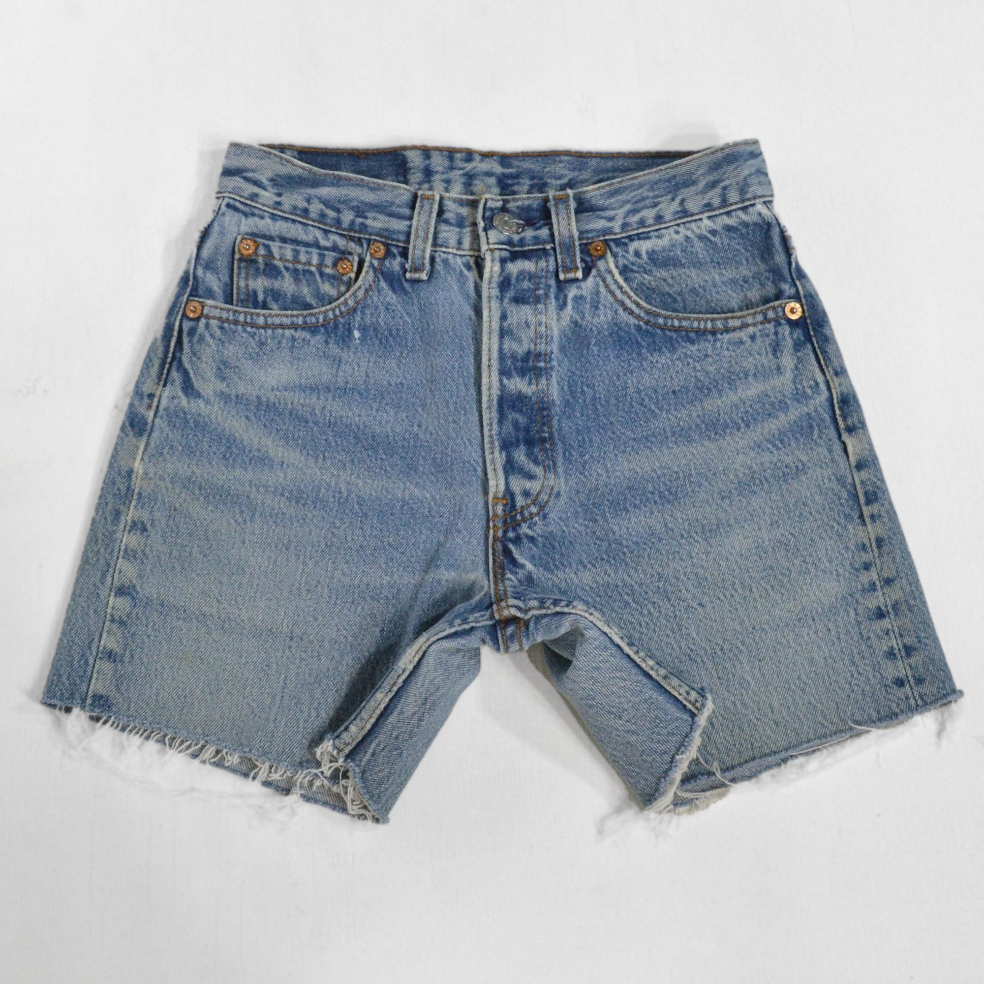 Vintage Levi’s 501 shorts Vintage 1991 Levi's 501XX DIY Blue Denim Cutoff Jean Shorts