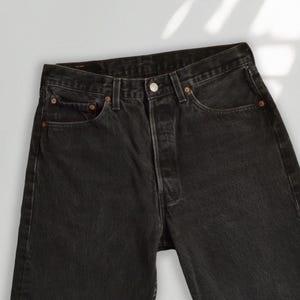 Levis 501 Black 32 - Etsy
