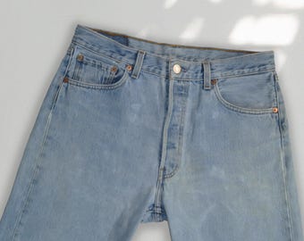 Levi’s 501 Jeans Size 31, Vintage 1990s Made in USA, W34 Tag
