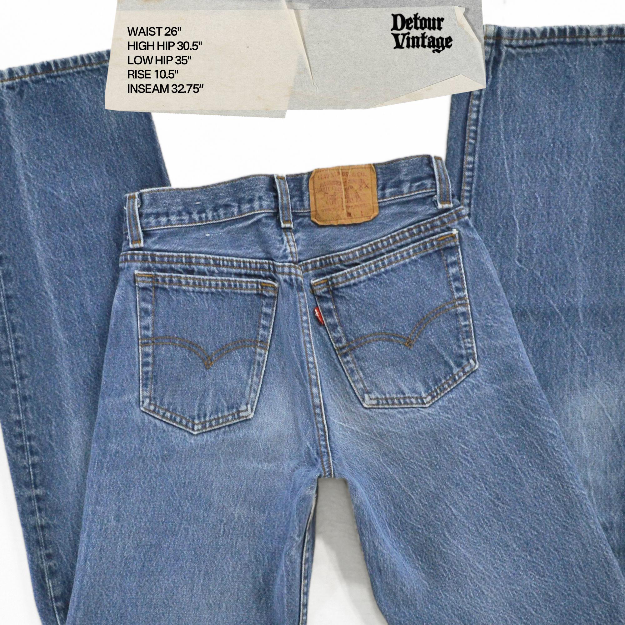 Levi's 701　26インチ Vintage Levi's 701 Student Denim Black Jeans 90s 701-5759