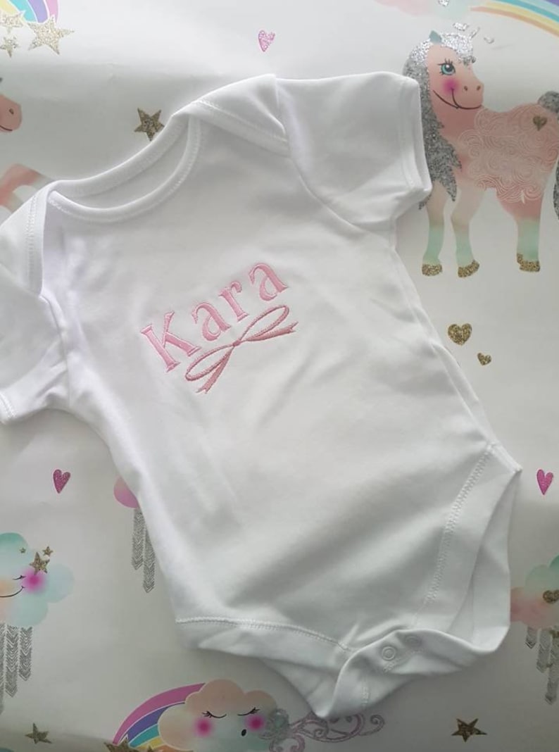 personalised baby bodysuits uk