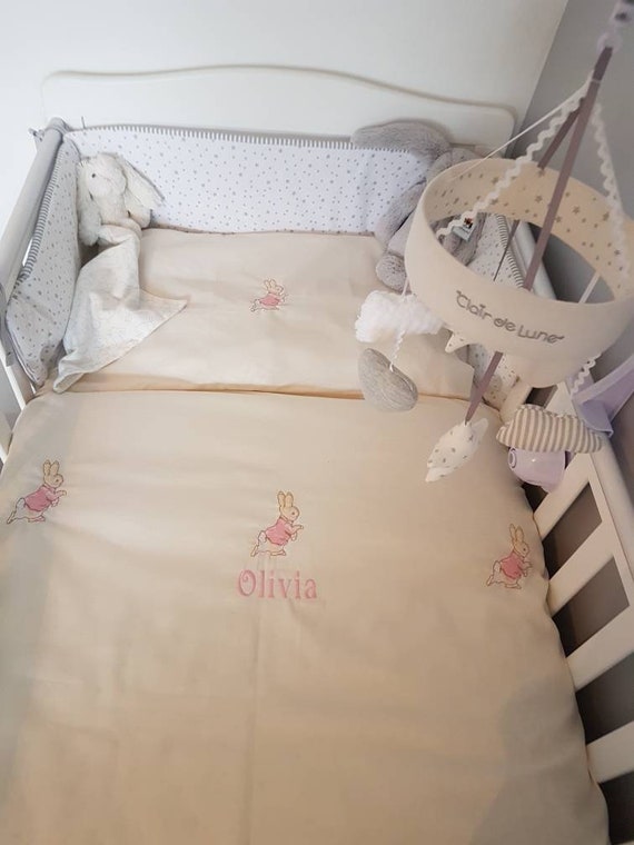 peter rabbit cot bumper set