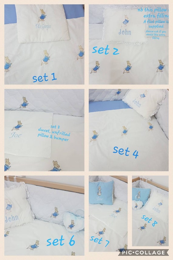 peter rabbit cot bumper sets