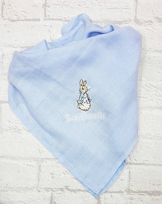 Personalised muslin sale
