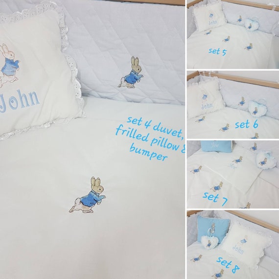 Peter Rabbit Mopsy Or Jamima Puddle Duck Complete Cot Set Etsy