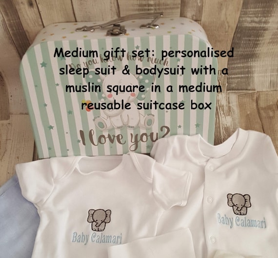 personalised baby clothes set