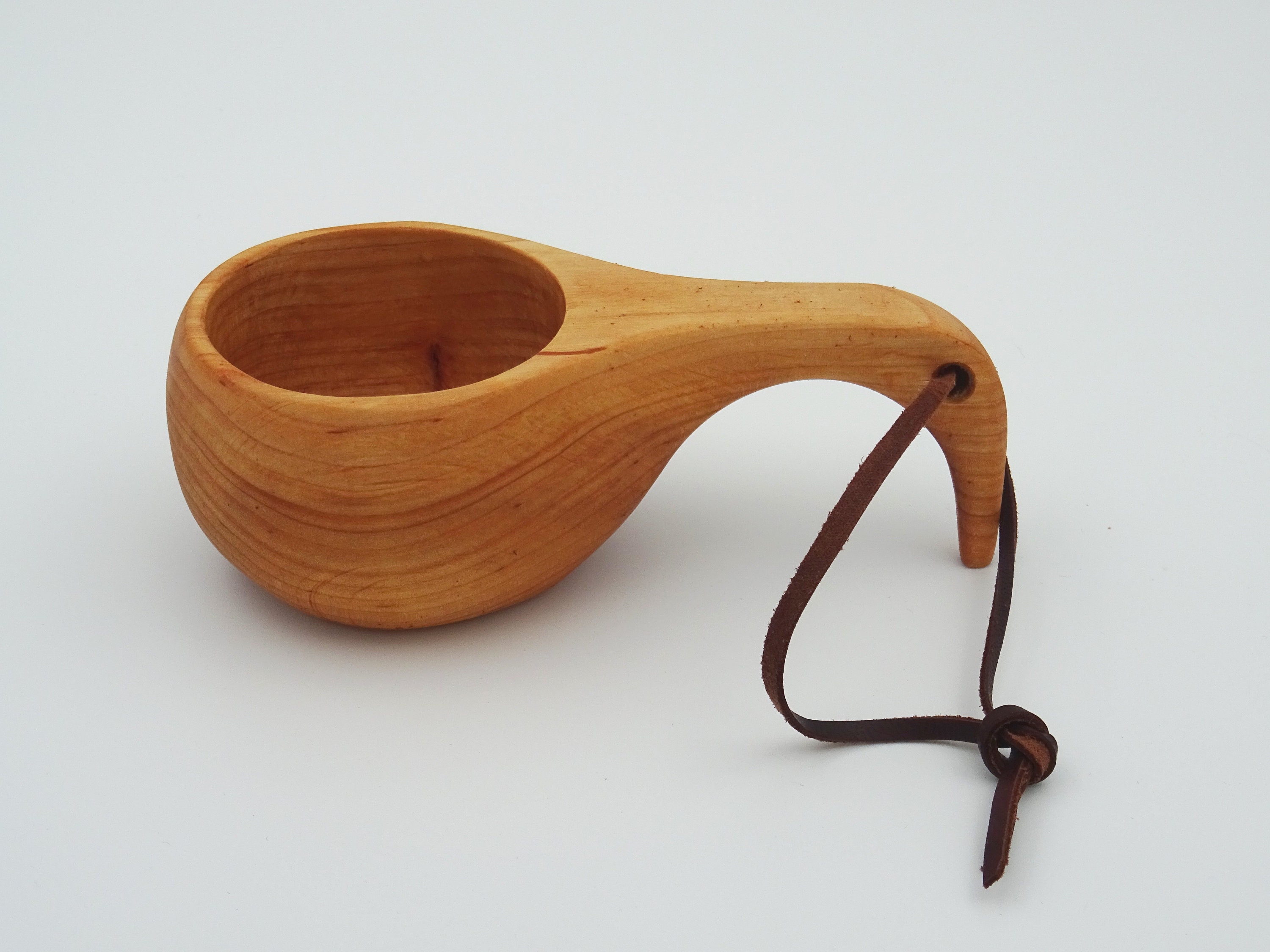 Tasse de Modèle Scandinave, Kuksa, Tasse Potable en Bois, Faite à La Main