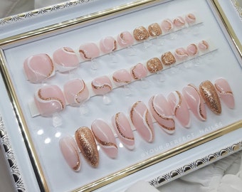 Press on nails, press on toe nails, toes nails, false nails, fake nails