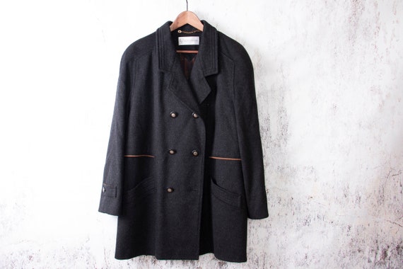 Grey Winter Coat, Vintage Coat