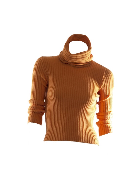 Deadstock turtleneck sweater, vintage 60's sweater - image 2