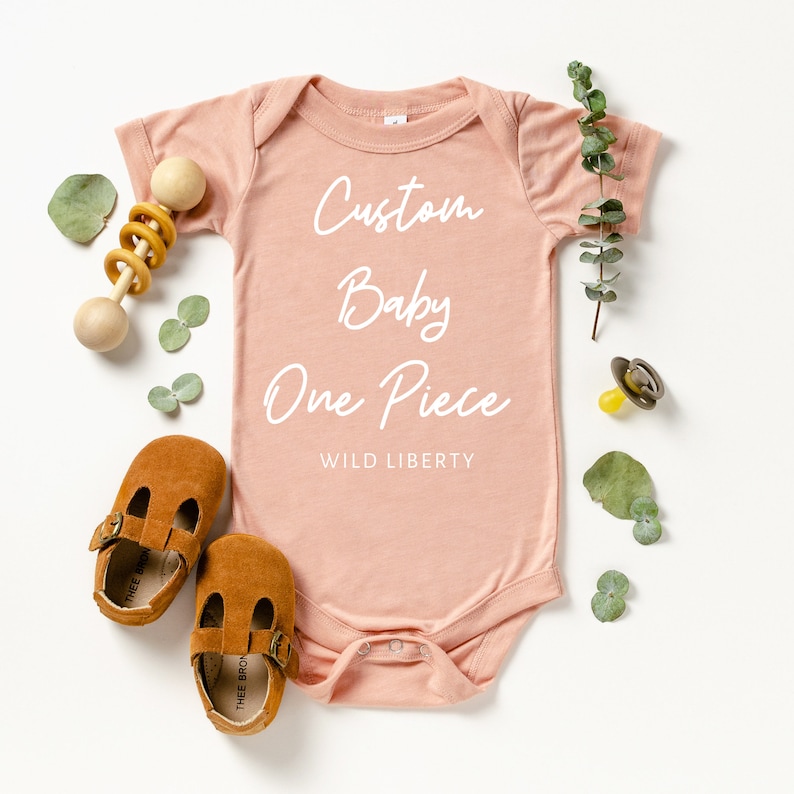 Custom baby shirt Personalized baby gift Create your own baby one piece Custom infant bodysuit baby shower gift Custom baby gift